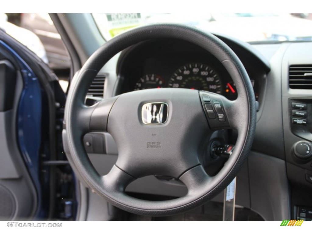 2004 Accord LX Sedan - Eternal Blue Pearl / Gray photo #12