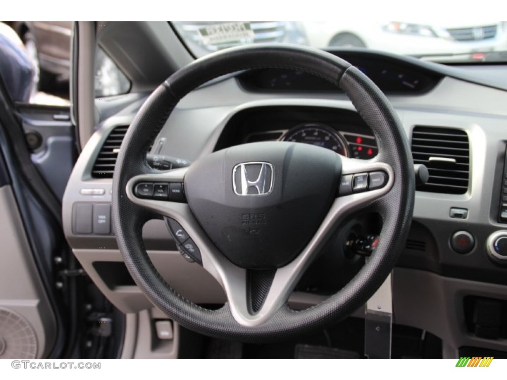 2009 Honda Civic Hybrid Sedan Blue Steering Wheel Photo #78686617