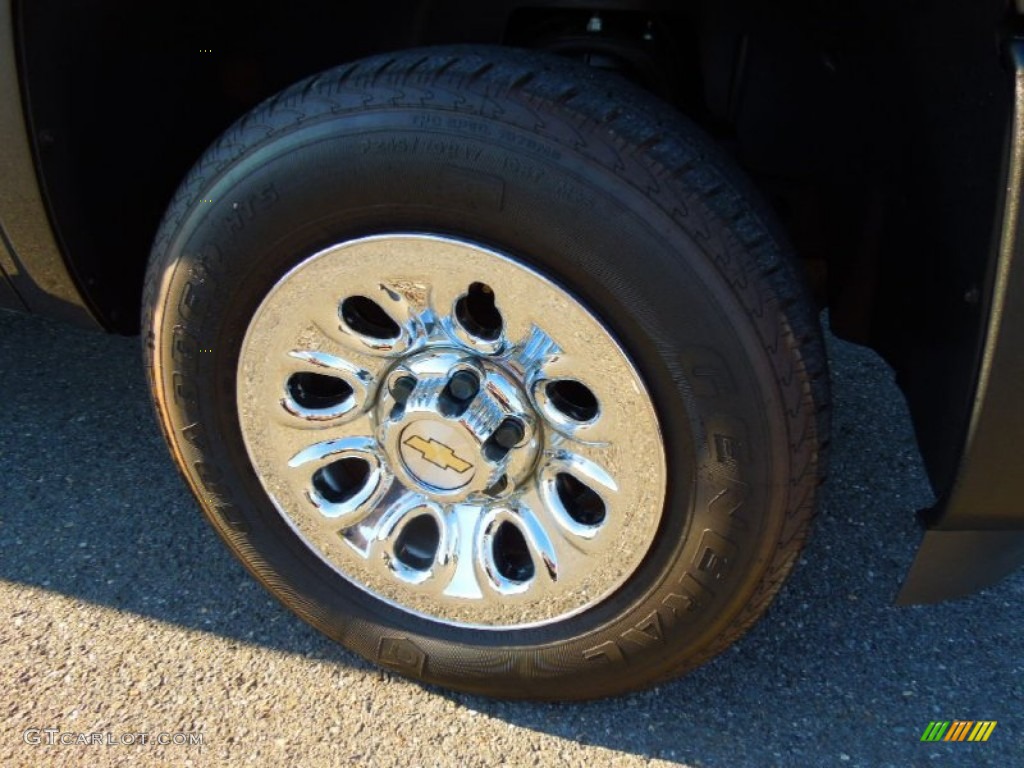 2011 Silverado 1500 Regular Cab - Taupe Gray Metallic / Dark Titanium photo #21