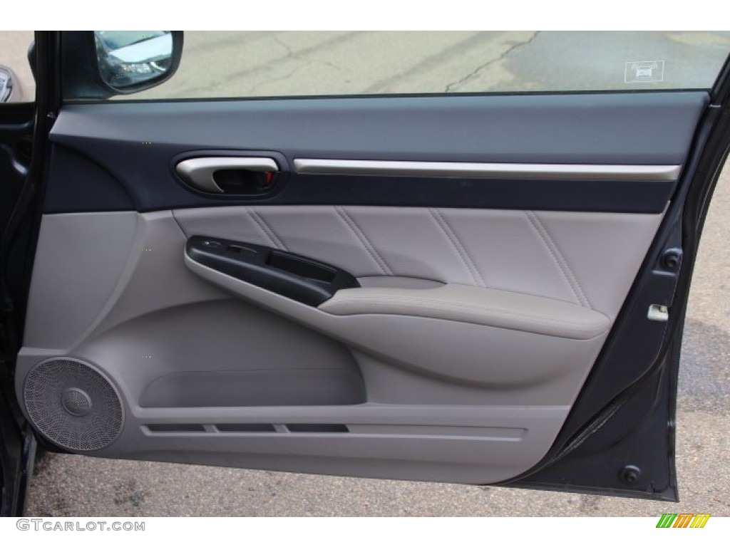 2009 Honda Civic Hybrid Sedan Blue Door Panel Photo #78686716