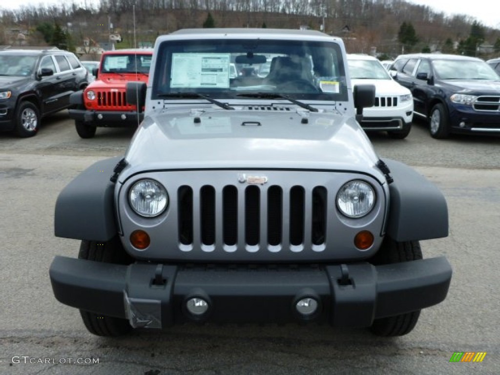 2013 Wrangler Unlimited Sport 4x4 - Billet Silver Metallic / Black photo #10