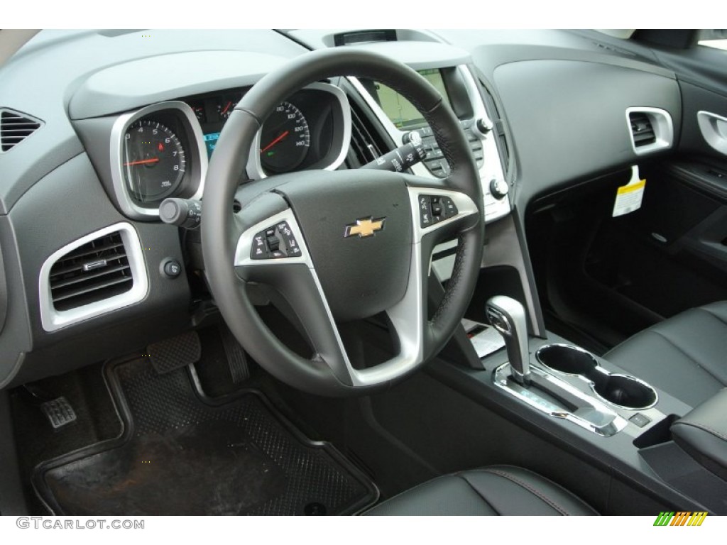 2013 Chevrolet Equinox LTZ Jet Black Dashboard Photo #78687529