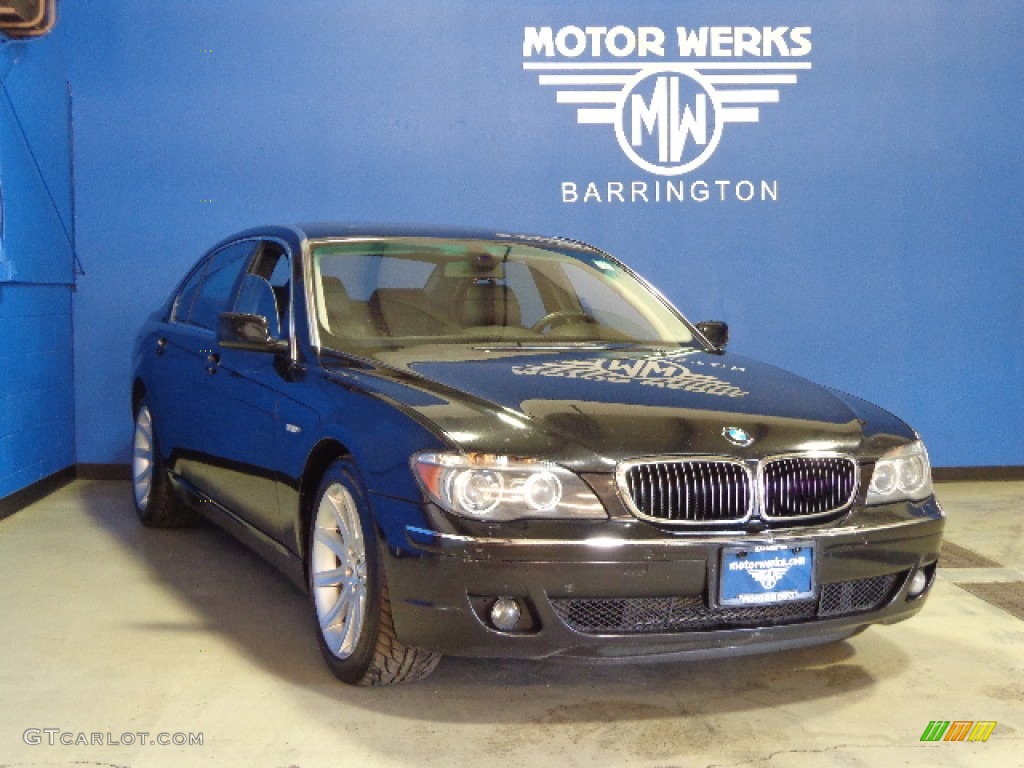 2006 7 Series 750Li Sedan - Black Sapphire Metallic / Black/Black photo #1