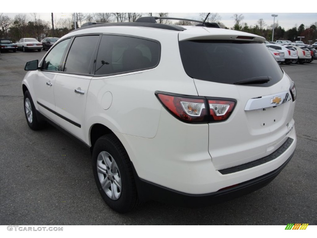 White 2013 Chevrolet Traverse LS Exterior Photo #78689017