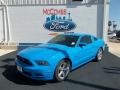 2013 Grabber Blue Ford Mustang GT Coupe  photo #2