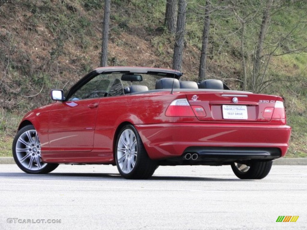 2006 3 Series 330i Convertible - Electric Red / Black photo #3