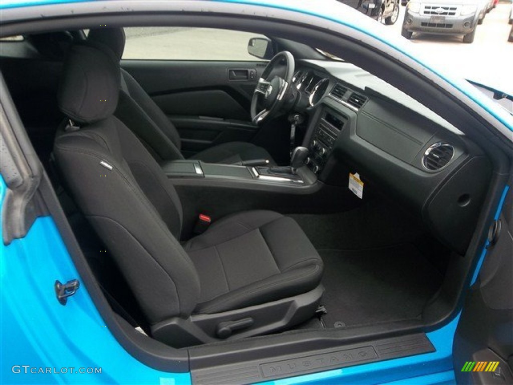 2013 Mustang GT Coupe - Grabber Blue / Charcoal Black photo #30