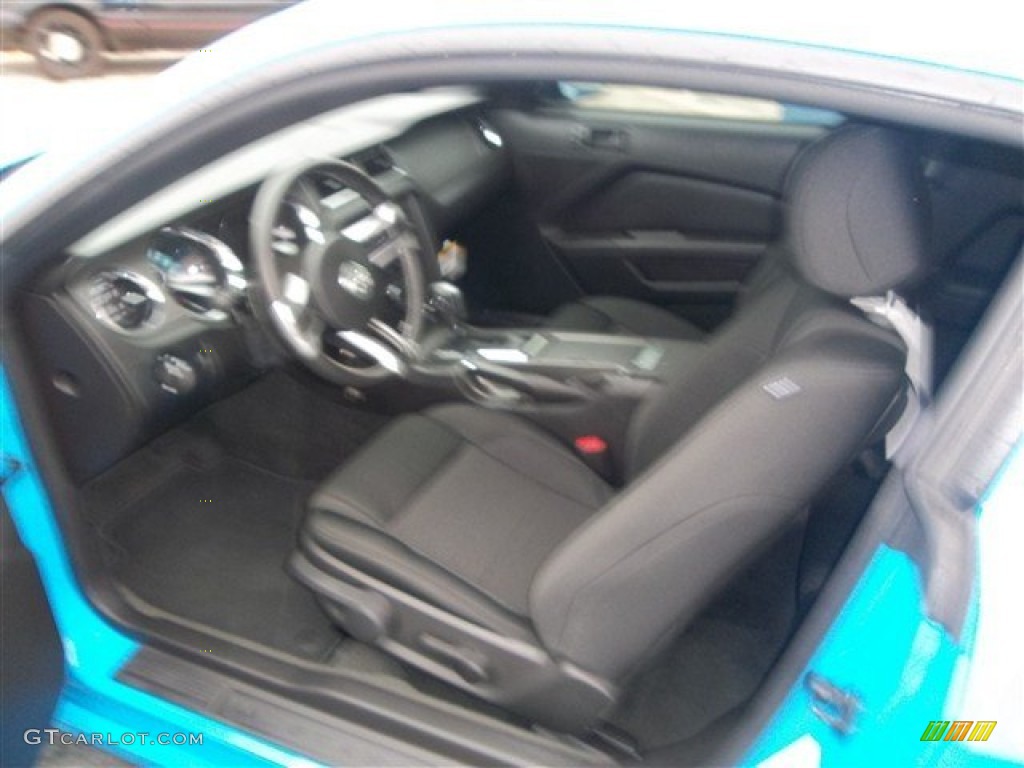 2013 Mustang GT Coupe - Grabber Blue / Charcoal Black photo #32