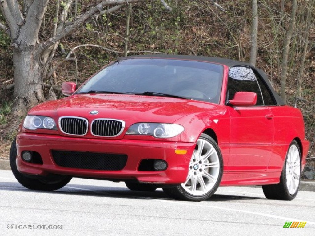 Electric Red 2006 BMW 3 Series 330i Convertible Exterior Photo #78689536