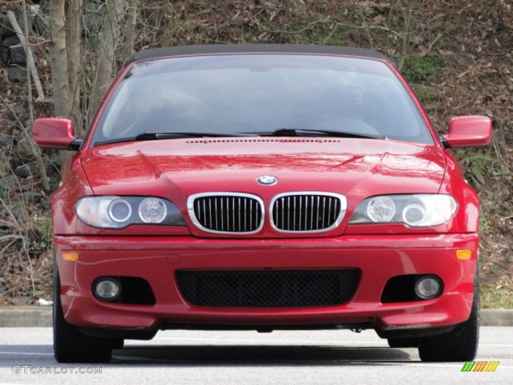 2006 3 Series 330i Convertible - Electric Red / Black photo #10