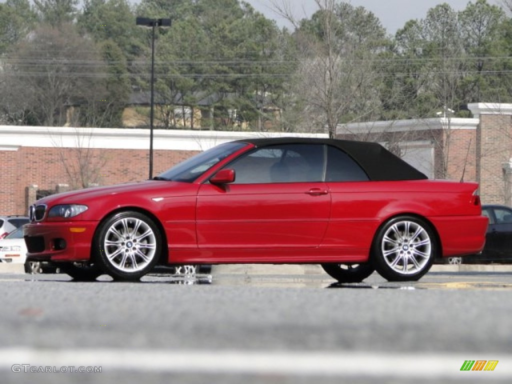 Electric Red 2006 BMW 3 Series 330i Convertible Exterior Photo #78689616