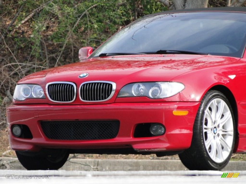 2006 3 Series 330i Convertible - Electric Red / Black photo #15