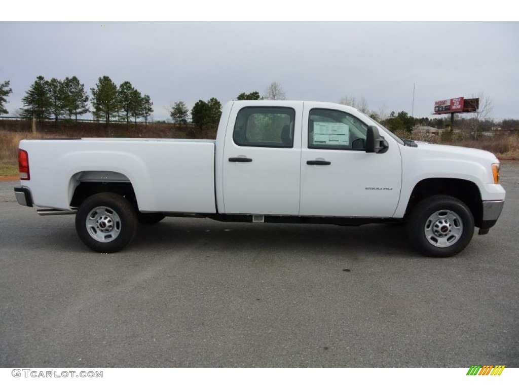 Summit White 2013 GMC Sierra 2500HD Crew Cab Exterior Photo #78689629