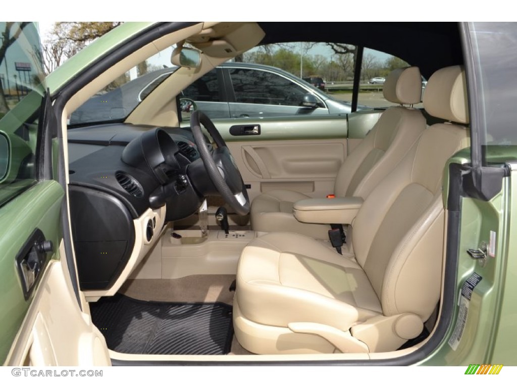 Cream Interior 2007 Volkswagen New Beetle 2.5 Convertible Photo #78690001