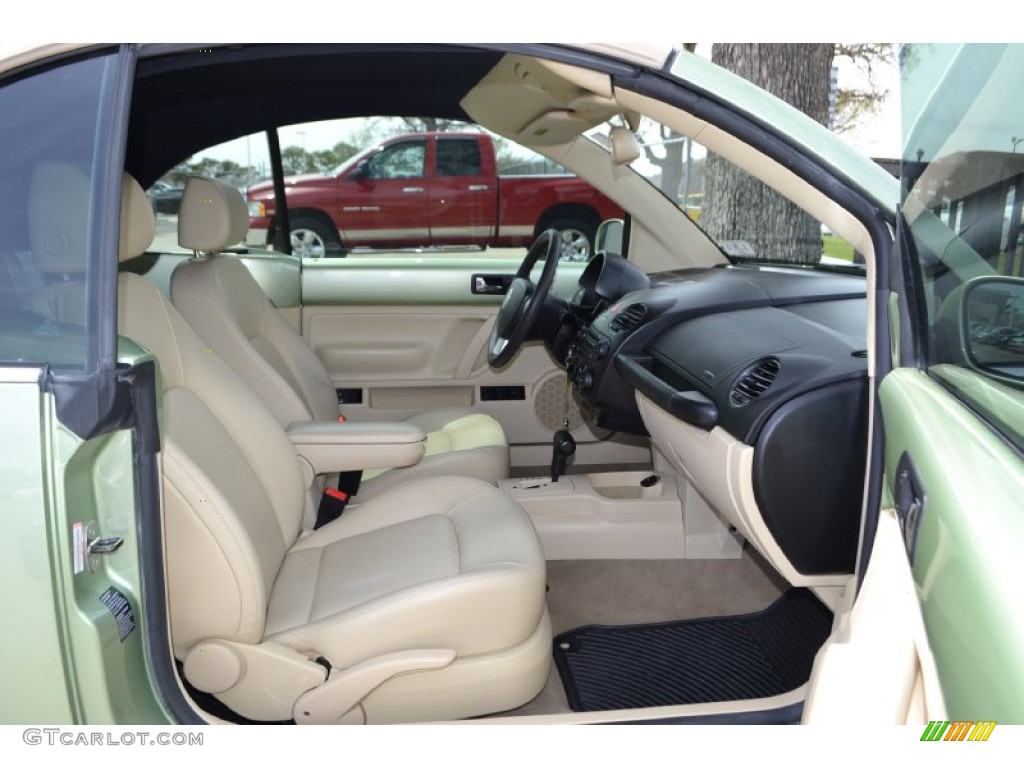 Cream Interior 2007 Volkswagen New Beetle 2.5 Convertible Photo #78690015