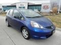 2010 Blue Sensation Pearl Honda Fit   photo #1