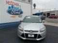 2013 Ingot Silver Ford Focus Titanium Hatchback  photo #1