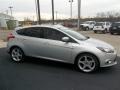 2013 Ingot Silver Ford Focus Titanium Hatchback  photo #9