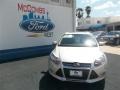 2013 Ingot Silver Ford Focus Titanium Hatchback  photo #25