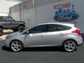 2013 Ingot Silver Ford Focus Titanium Hatchback  photo #27