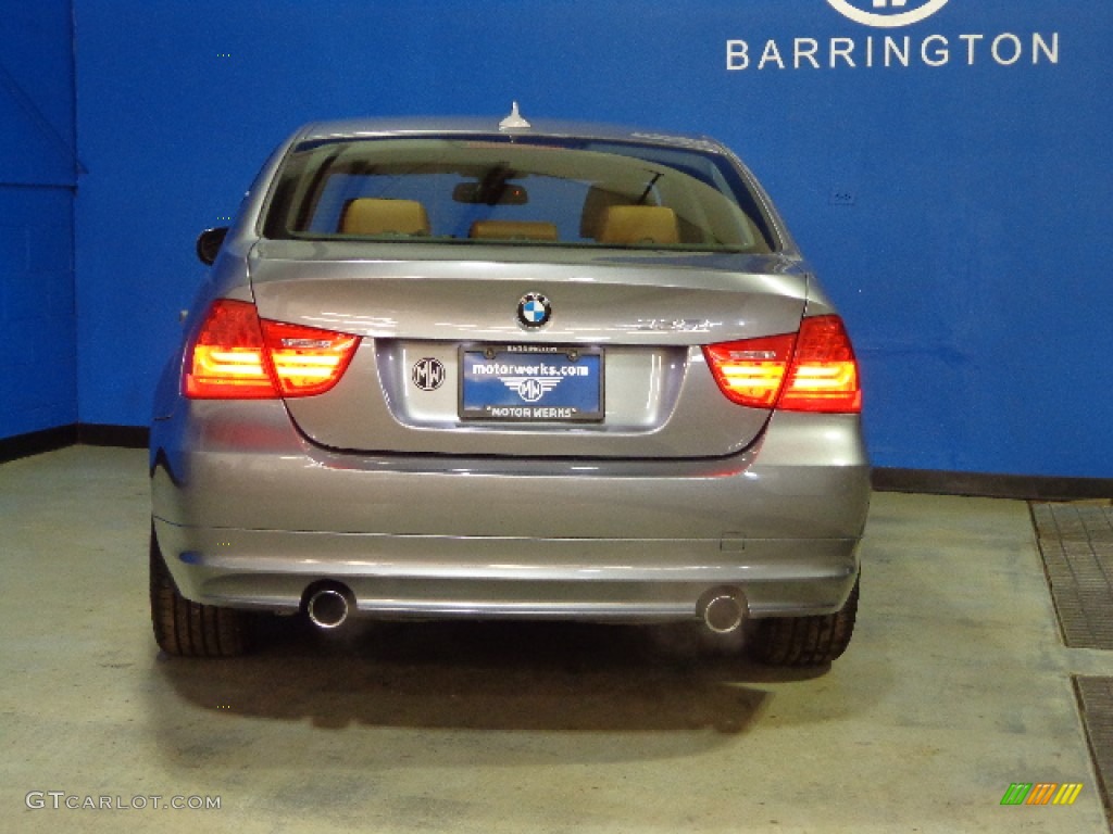 2010 3 Series 335i xDrive Sedan - Space Gray Metallic / Saddle Brown Dakota Leather photo #6