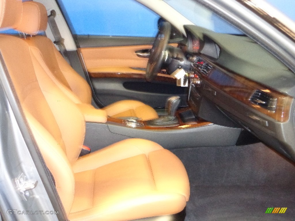 2010 3 Series 335i xDrive Sedan - Space Gray Metallic / Saddle Brown Dakota Leather photo #24