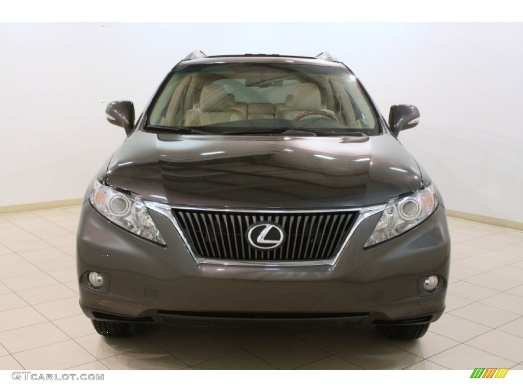 2010 RX 350 AWD - Truffle Brown Mica / Parchment/Brown Walnut photo #2
