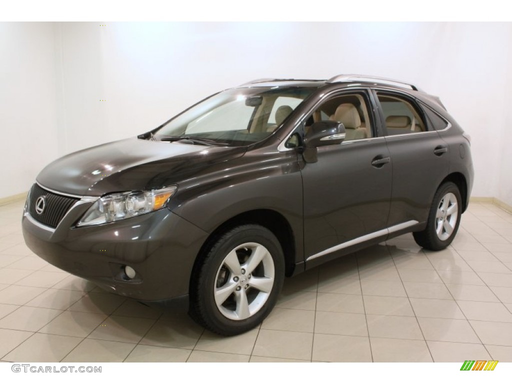 2010 RX 350 AWD - Truffle Brown Mica / Parchment/Brown Walnut photo #3
