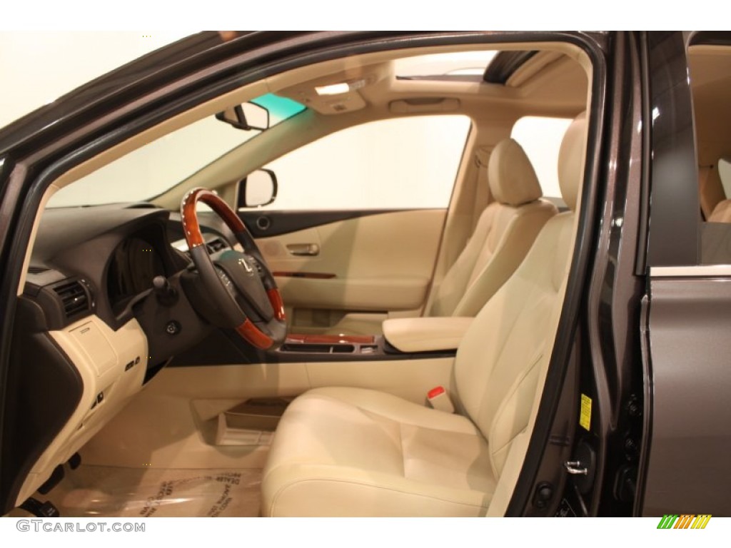 2010 RX 350 AWD - Truffle Brown Mica / Parchment/Brown Walnut photo #9