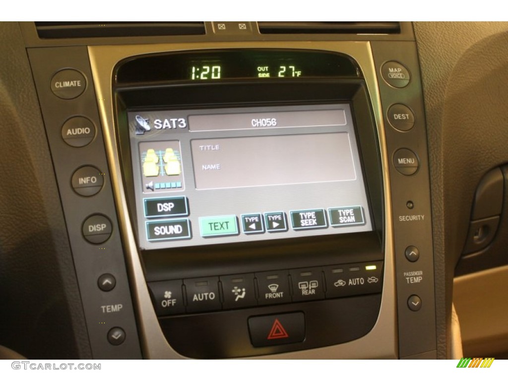 2006 Lexus GS 300 AWD Controls Photo #78694776