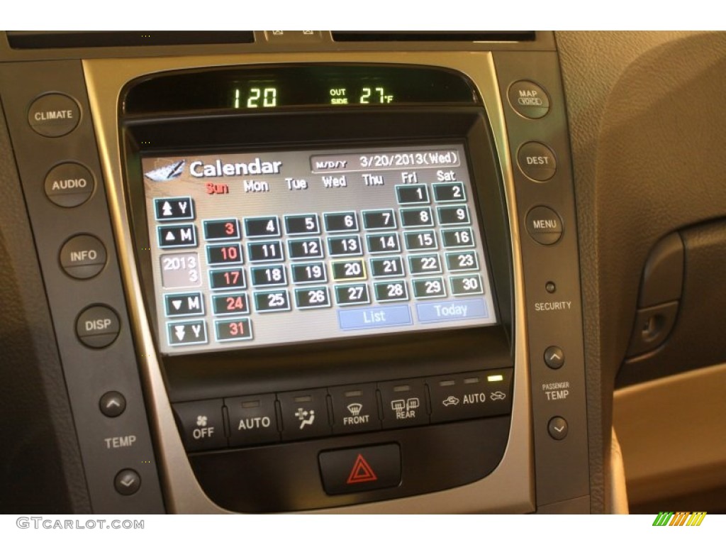 2006 Lexus GS 300 AWD Controls Photos