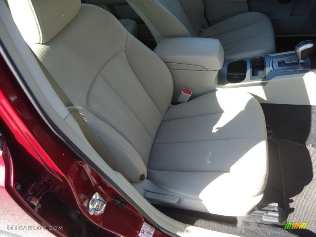 2011 Outback 2.5i Wagon - Ruby Red Pearl / Warm Ivory photo #15