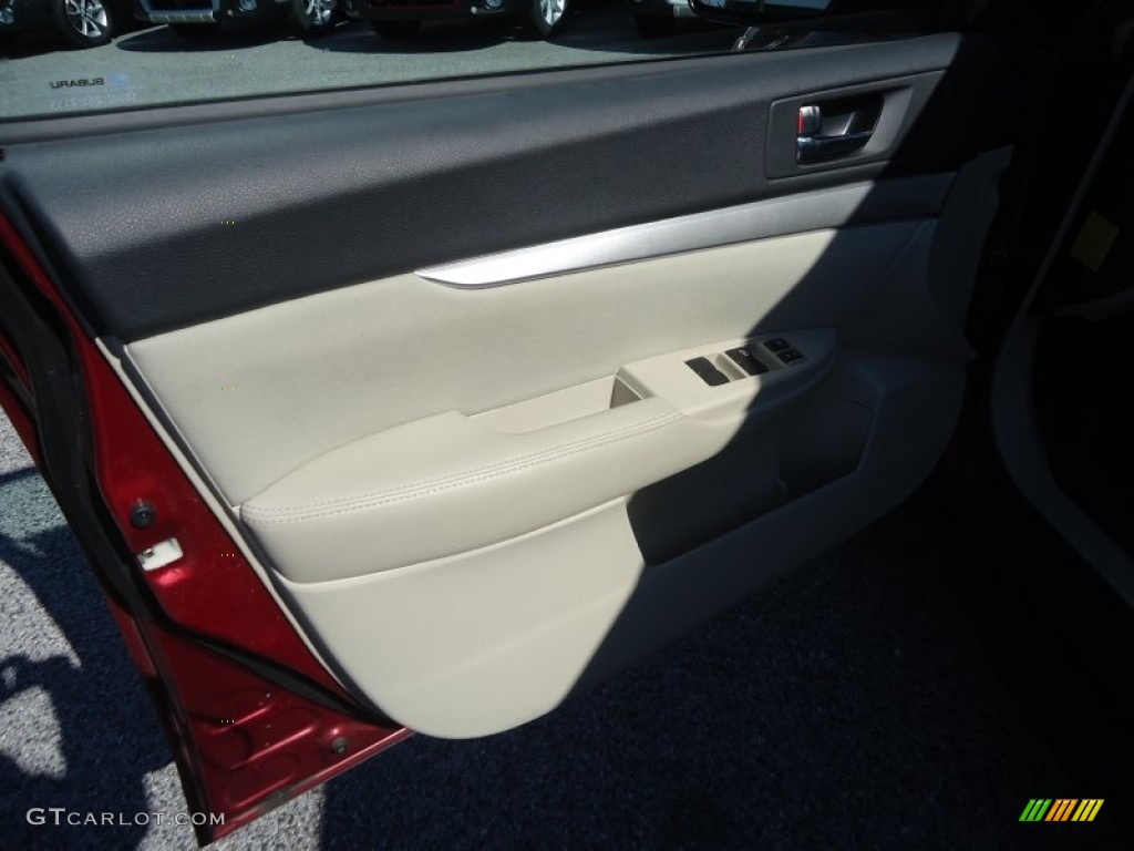2011 Outback 2.5i Wagon - Ruby Red Pearl / Warm Ivory photo #18