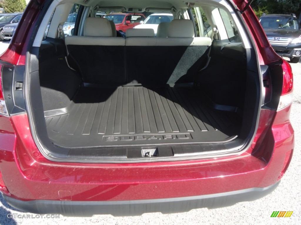 2011 Outback 2.5i Wagon - Ruby Red Pearl / Warm Ivory photo #21