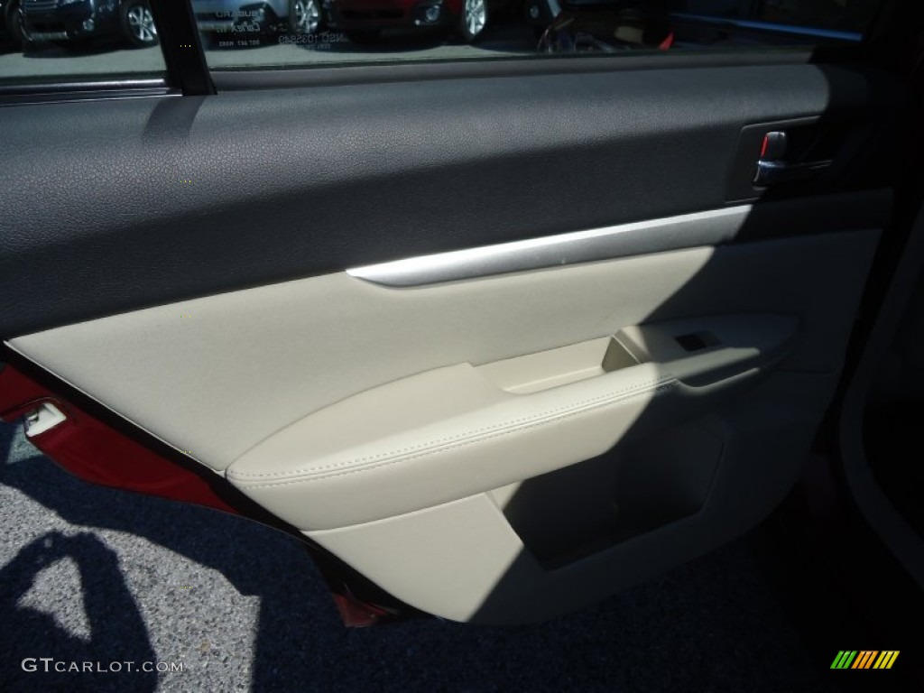 2011 Outback 2.5i Wagon - Ruby Red Pearl / Warm Ivory photo #22