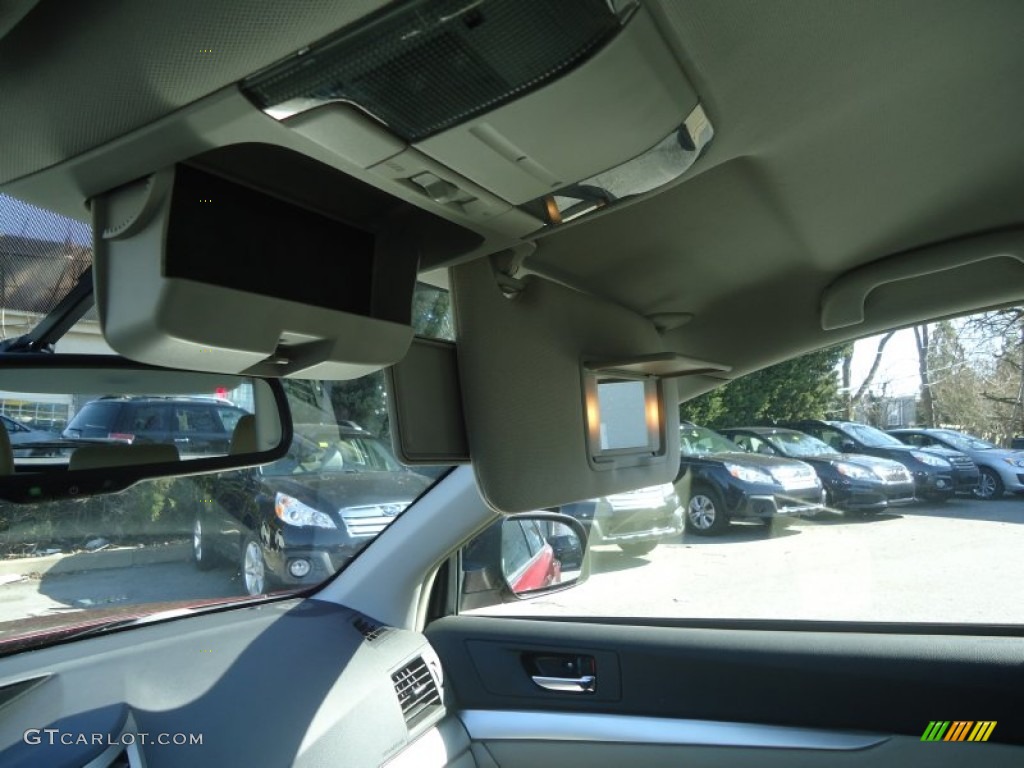 2011 Outback 2.5i Wagon - Ruby Red Pearl / Warm Ivory photo #32