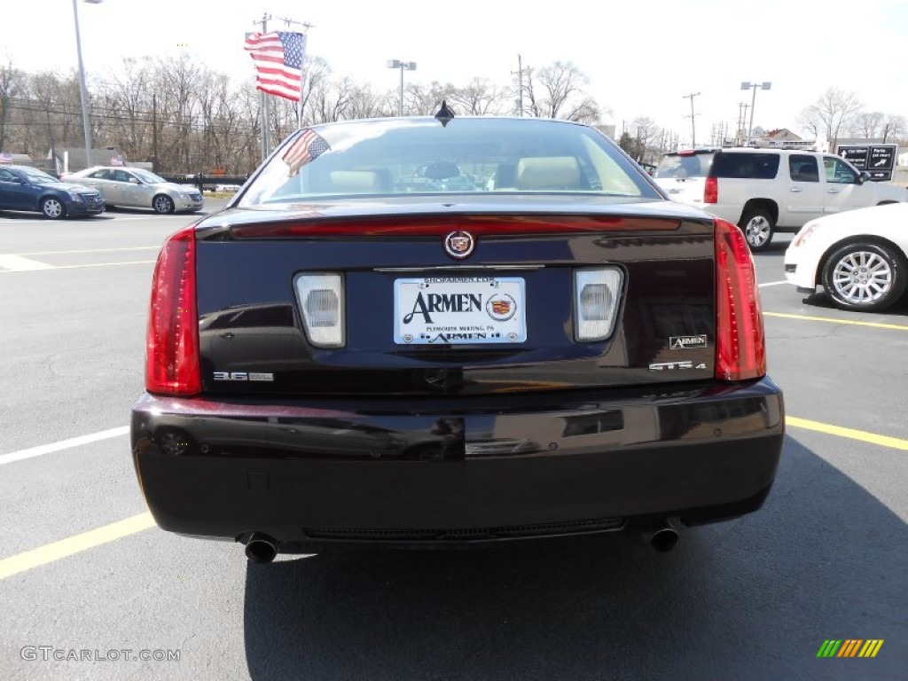 2009 STS 4 V6 AWD - Black Cherry / Cashmere photo #6