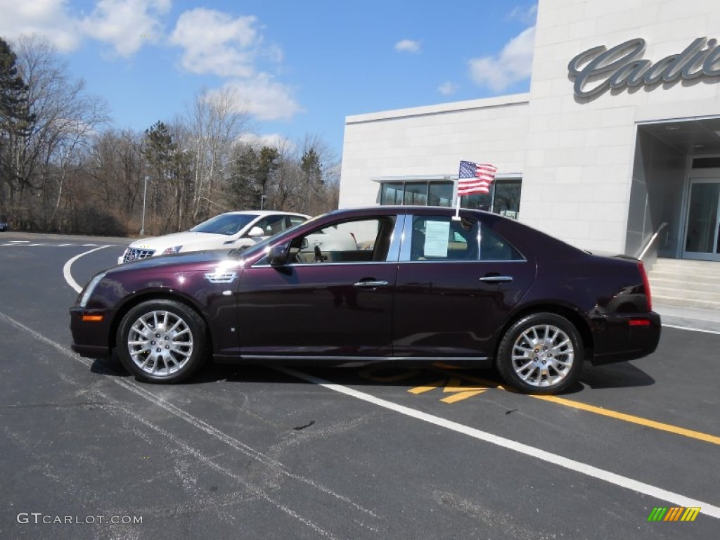 2009 STS 4 V6 AWD - Black Cherry / Cashmere photo #8