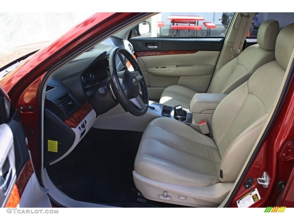 2011 Outback 3.6R Limited Wagon - Ruby Red Pearl / Warm Ivory photo #10