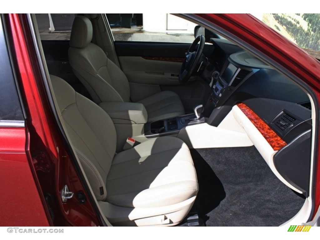2011 Outback 3.6R Limited Wagon - Ruby Red Pearl / Warm Ivory photo #16