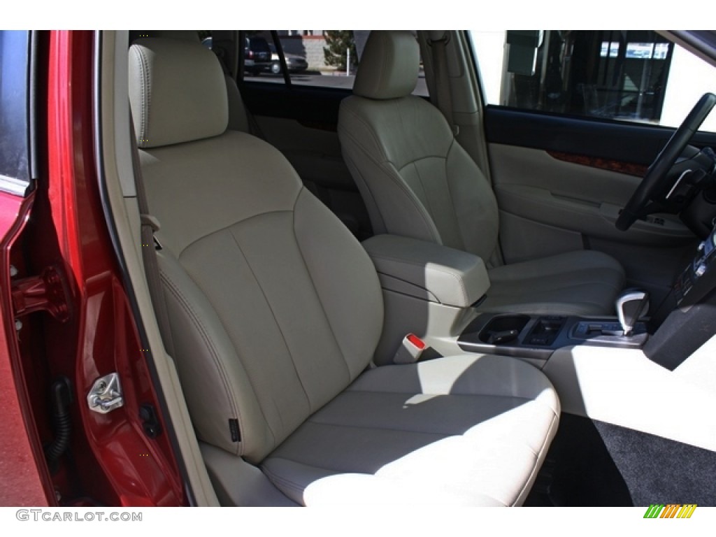2011 Outback 3.6R Limited Wagon - Ruby Red Pearl / Warm Ivory photo #17