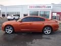 2011 Toxic Orange Pearl Dodge Charger R/T Plus  photo #8