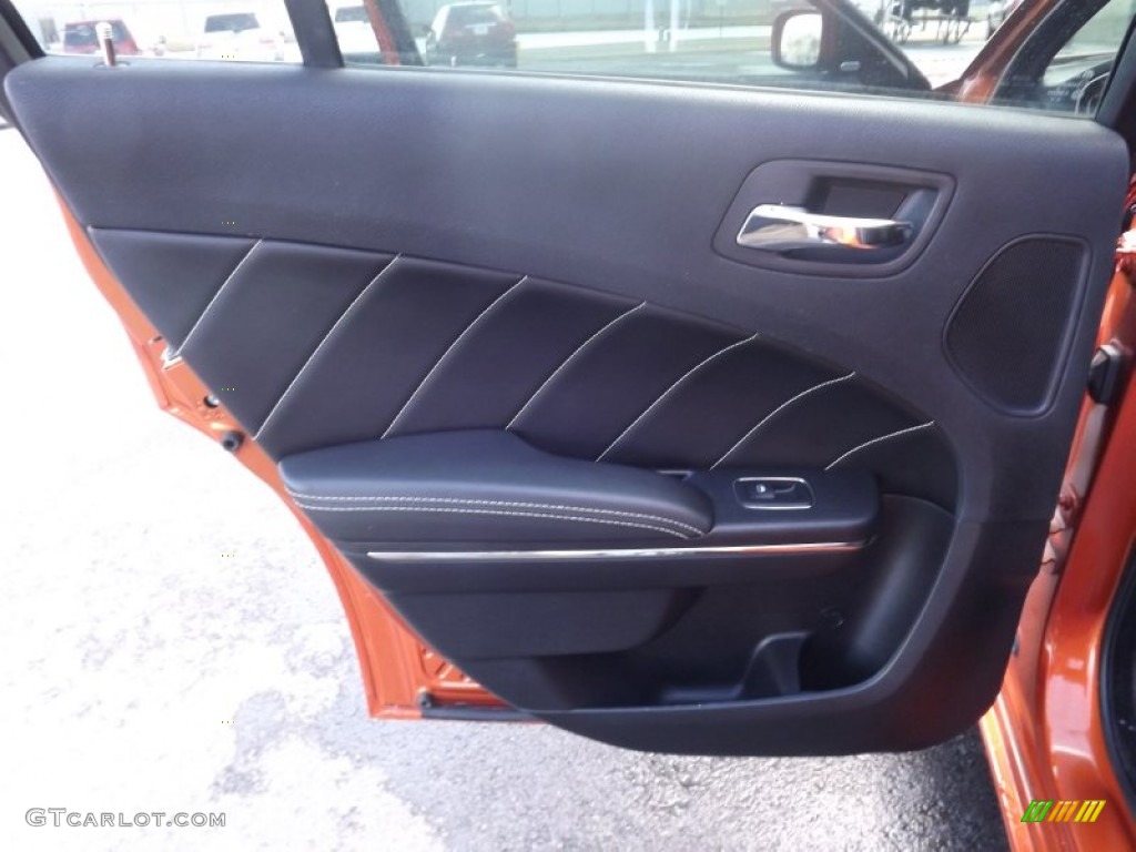 2011 Charger R/T Plus - Toxic Orange Pearl / Black photo #17