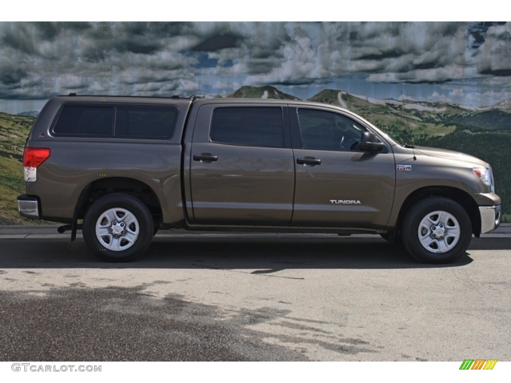 2010 Tundra CrewMax 4x4 - Pyrite Brown Mica / Sand Beige photo #2