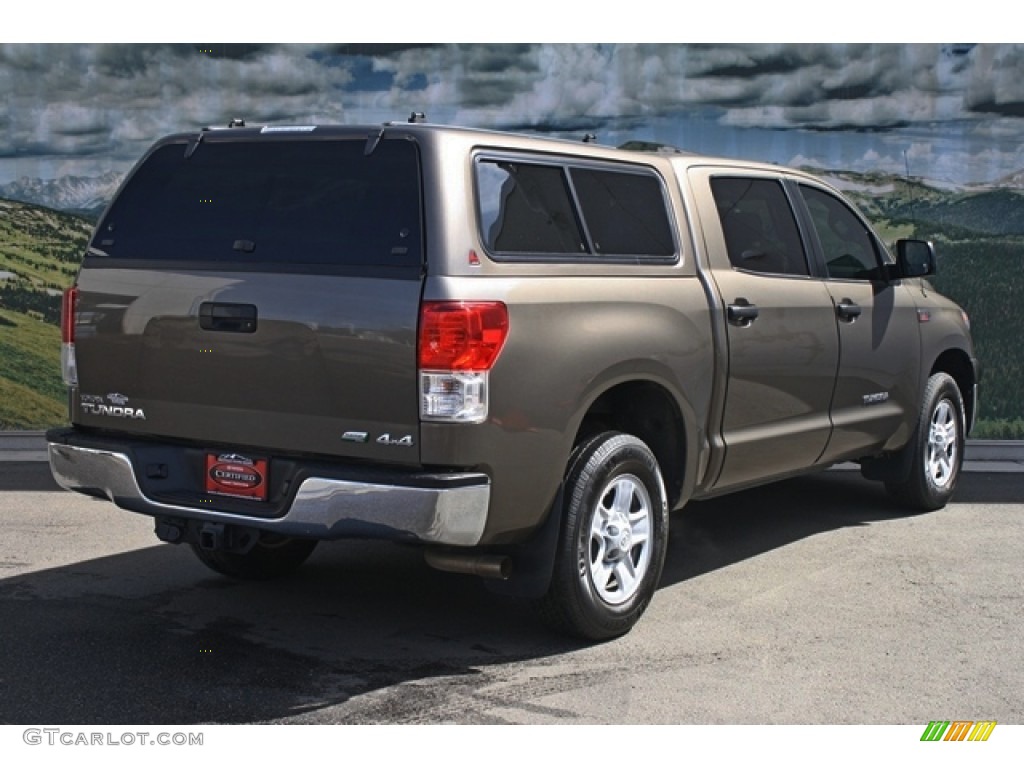 2010 Tundra CrewMax 4x4 - Pyrite Brown Mica / Sand Beige photo #3