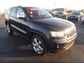 2011 Brilliant Black Crystal Pearl Jeep Grand Cherokee Overland  photo #3