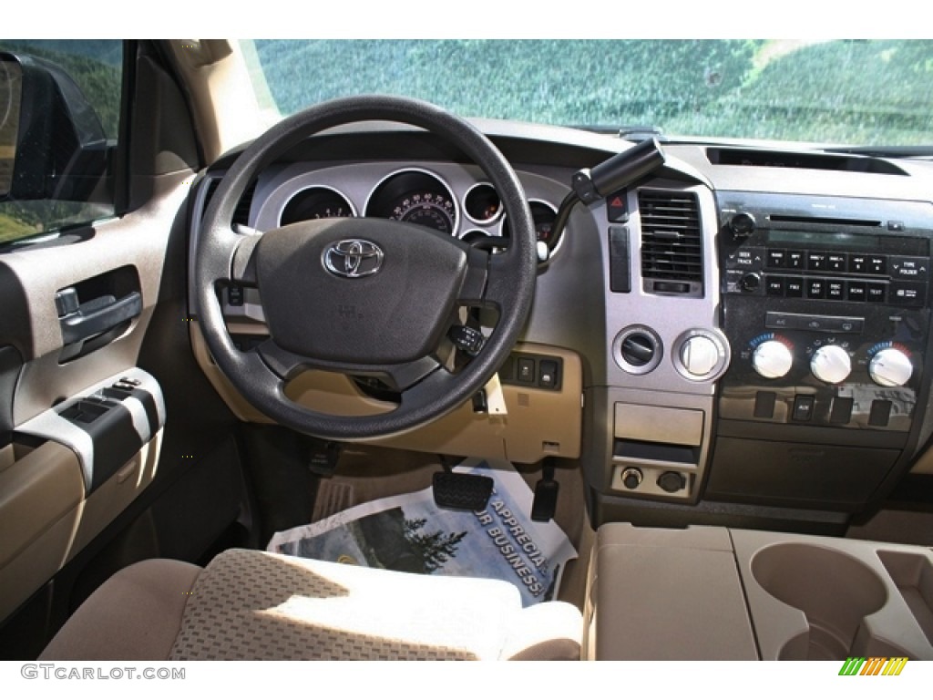 2010 Tundra CrewMax 4x4 - Pyrite Brown Mica / Sand Beige photo #12