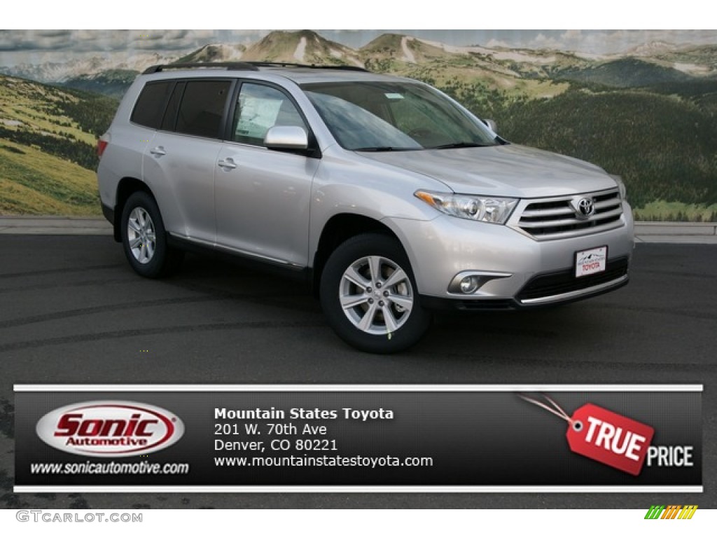 2013 Highlander SE 4WD - Classic Silver Metallic / Ash photo #1