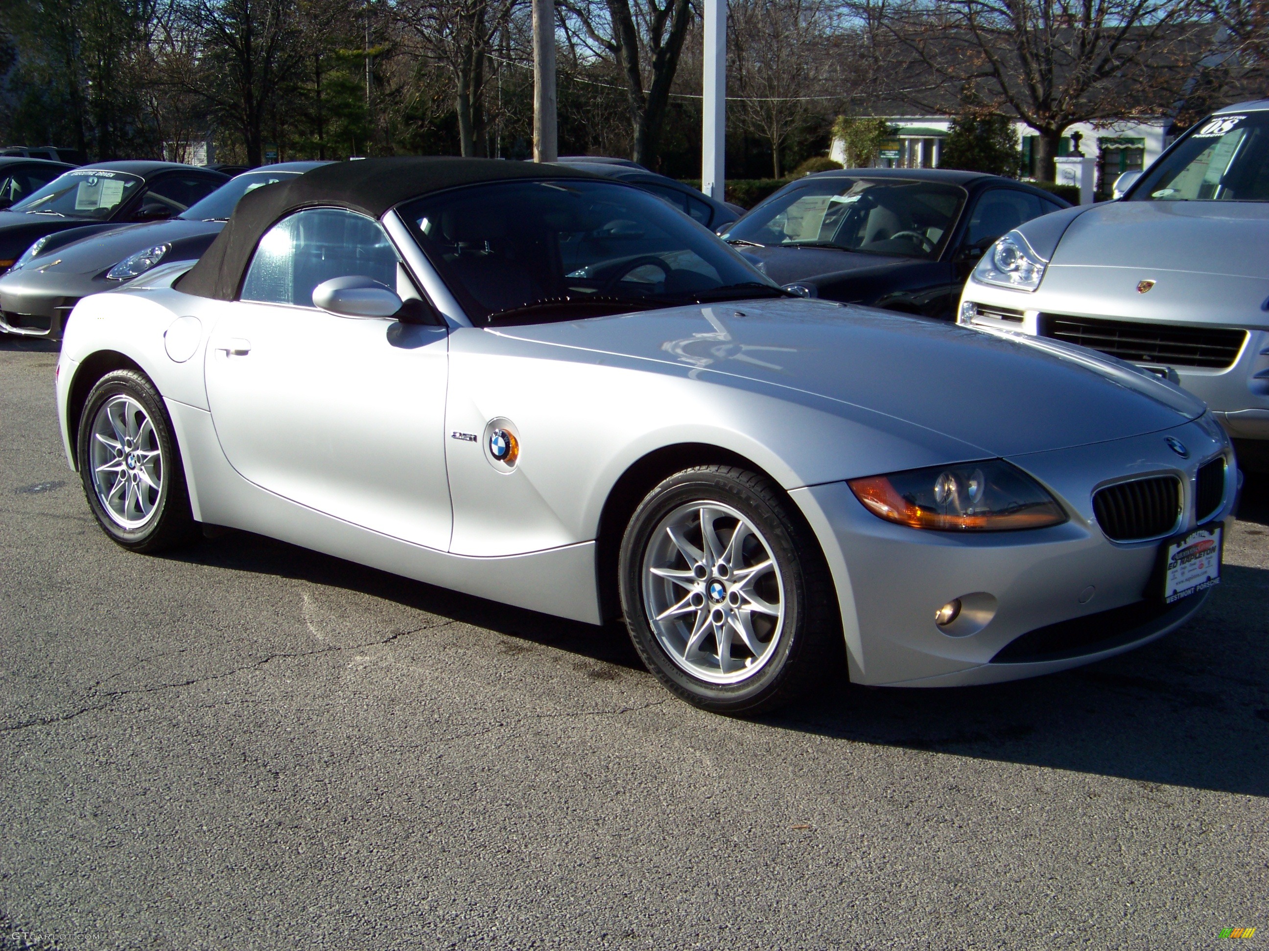 2003 Z4 2.5i Roadster - Silver / Black photo #22