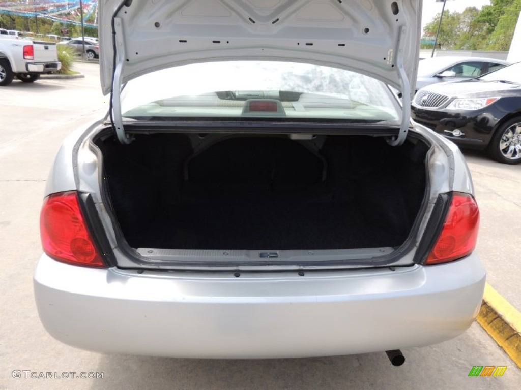 2004 Sentra 1.8 S - Molten Silver / Taupe photo #6